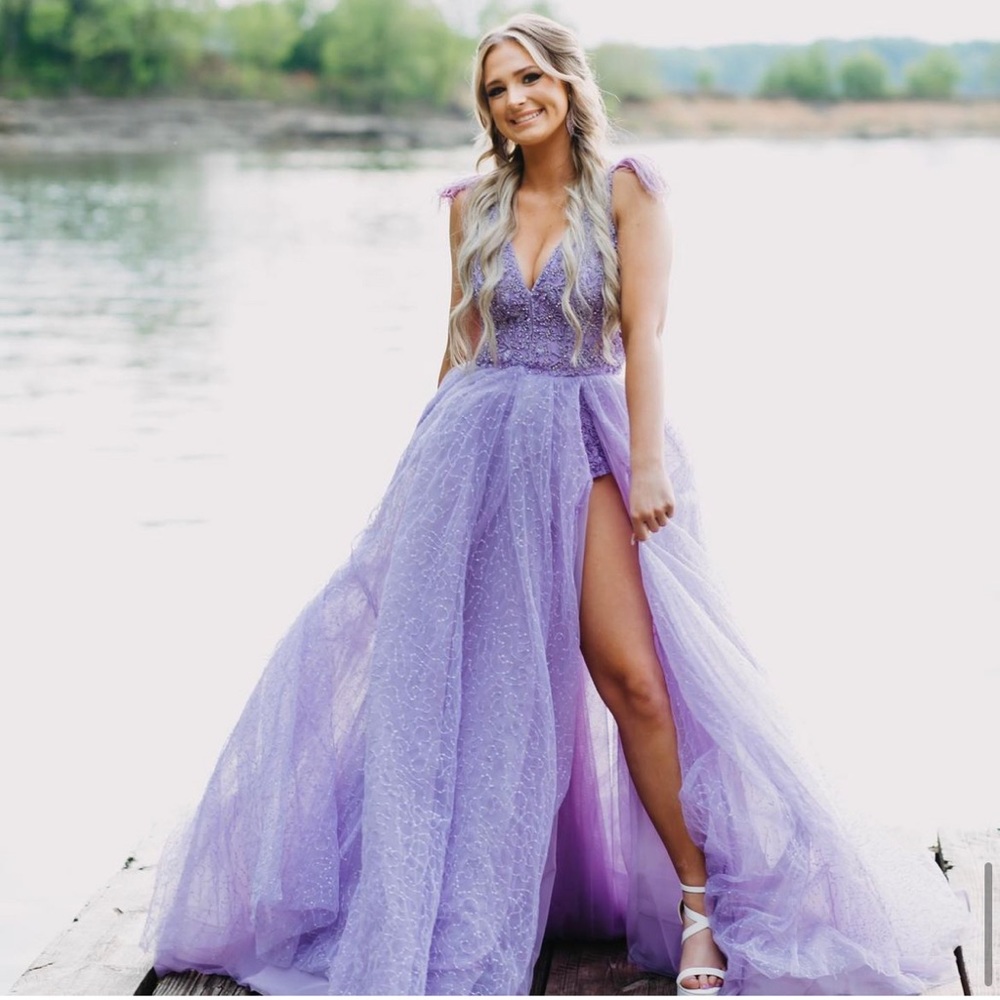 Sherri Hill 54791 Size 0 Lilac